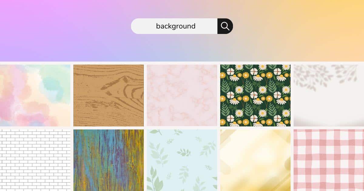background canva elements