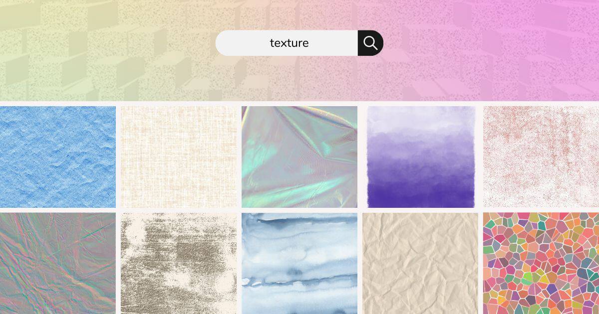 images of textured canva elements